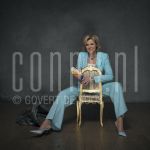 28-02-2005 Irene Moors at studio in Amsterdam, by order of Pulse Magazine. February 28, 2005.

[keywords]Posed, Full Length, Chair[/keywords]